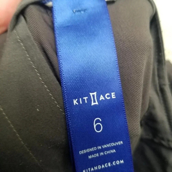 Kit and  Ace Grey Pleated Trouser Pants 6 - Picture 8 of 9